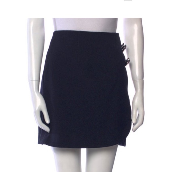 Tibi Elegant Blue Mini Skirt